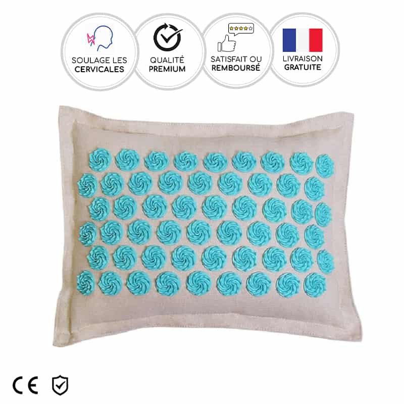 Coussin d'acupression lin naturel