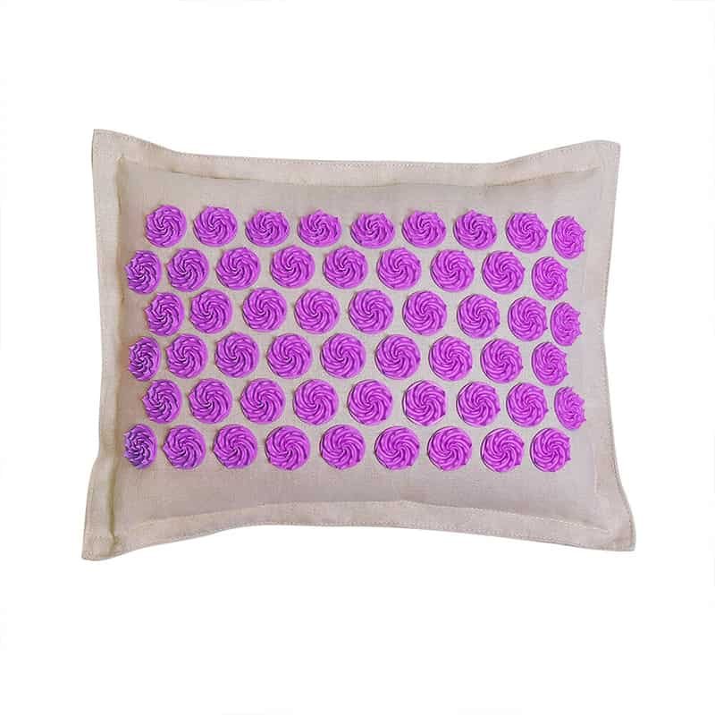 Coussin d'acupression mauve