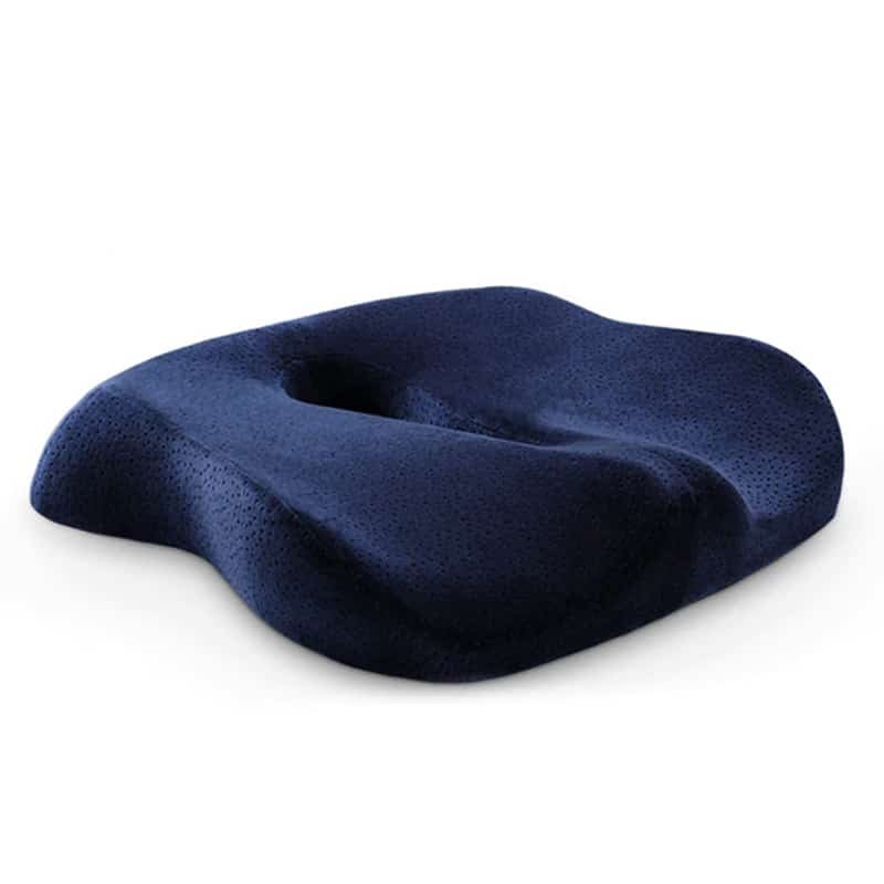 Coussin ergonomique assise coloris bleu