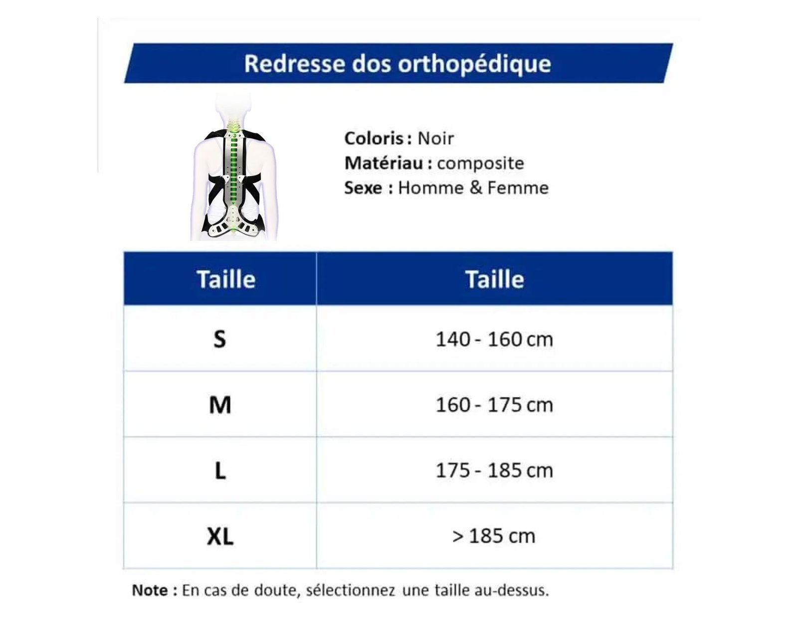 Correcteur de posture - Docti Full