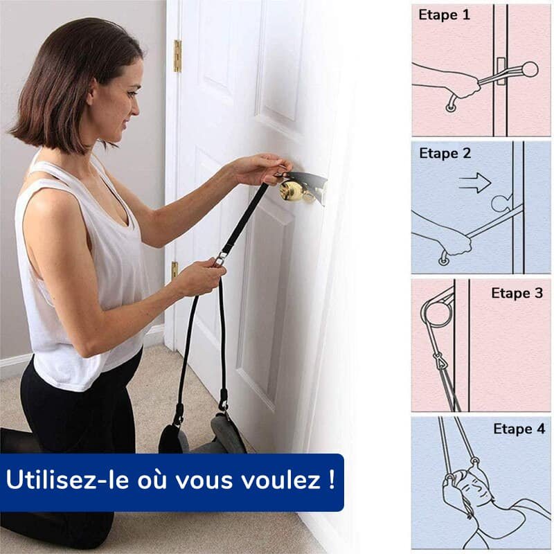 Hamac pour les cervicales transportable partout