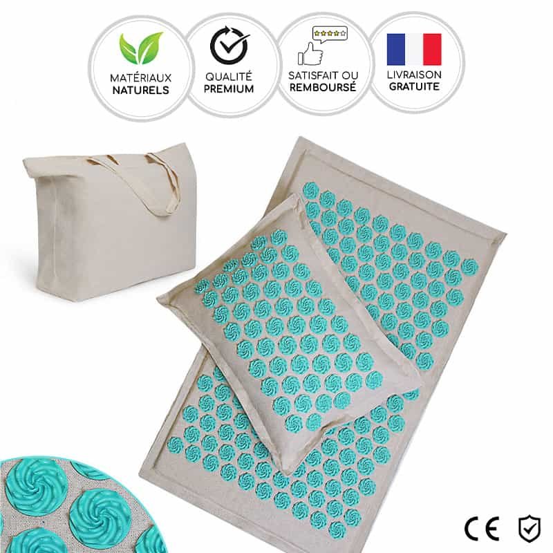 Tapis d'acupression fleur de lotus