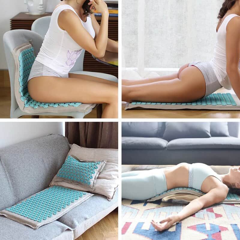 Utilisations possibles du coussin d'acupression