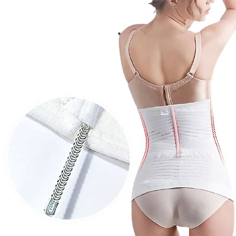 ceinture-post-grossesse-blanche-femme-dos