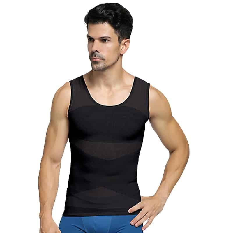 t-shirt-correcteur-posture-noir-homme-face